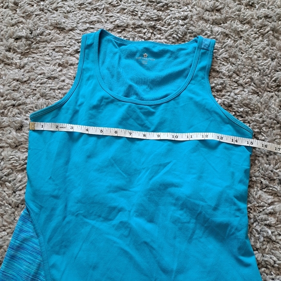 Tuff Athletics | blue woman's athletic tank top - Picture 8 of 9